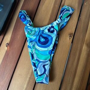 KAMARI SWIM PRINTED BIKINI BOTTOM